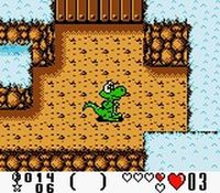 une photo d'Ã©cran de Croc 2 sur Nintendo Game Boy Color